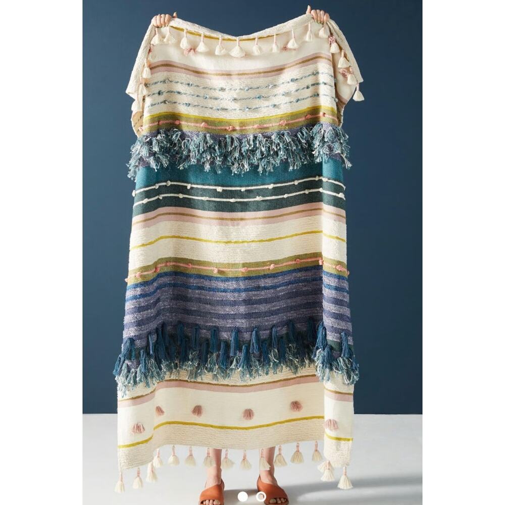 Anthropologie All Roads Yucca Blanket